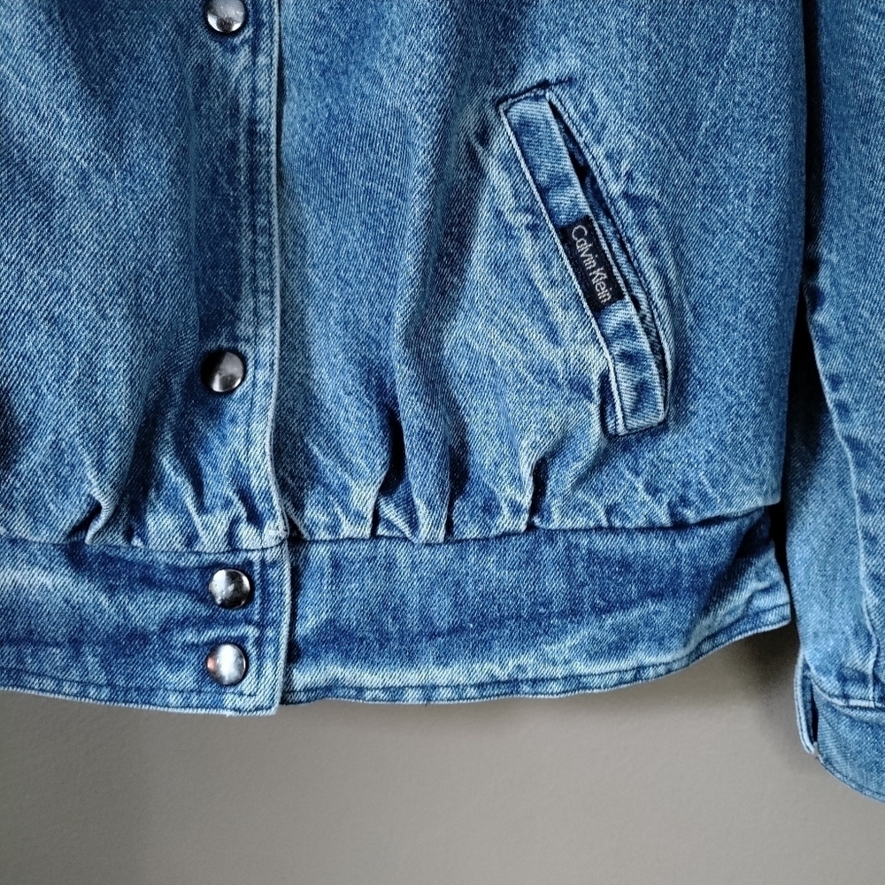 Vintage Calvin Klein jean jacket L - Picture 10 of 10